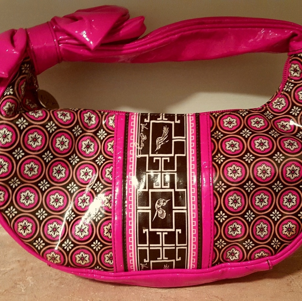 Vera Bradley Vinyl Frill Hobo